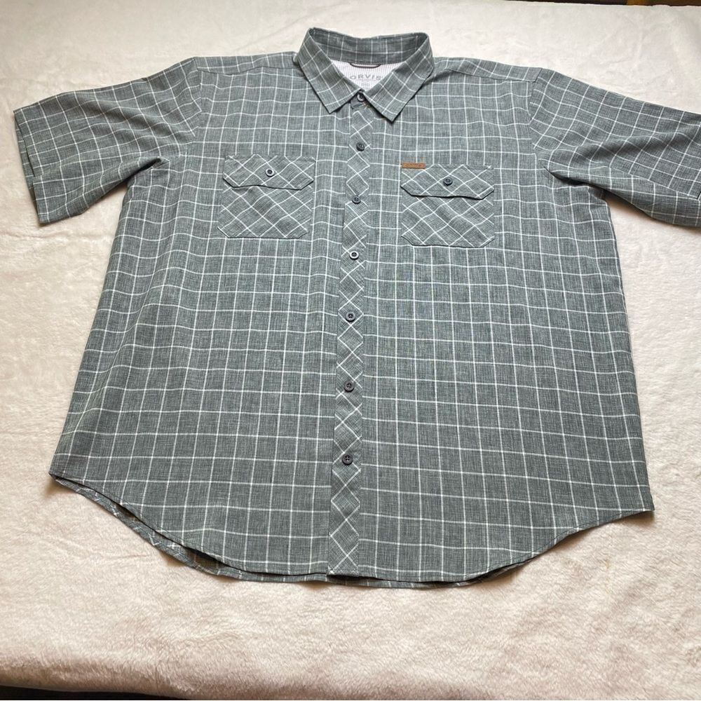 Orvis Classic Collection Short Sleeve Button Down Performance Shirt Size XXL